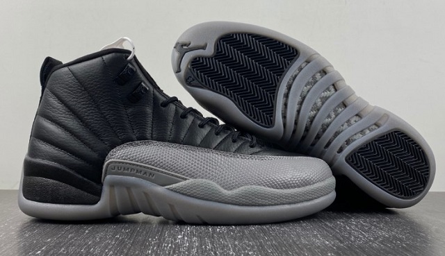 Air Jordan 12 Retro 2024 Black Wolf Grey - Click Image to Close